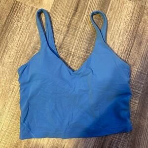 Size 6 Blue lululemon align tank